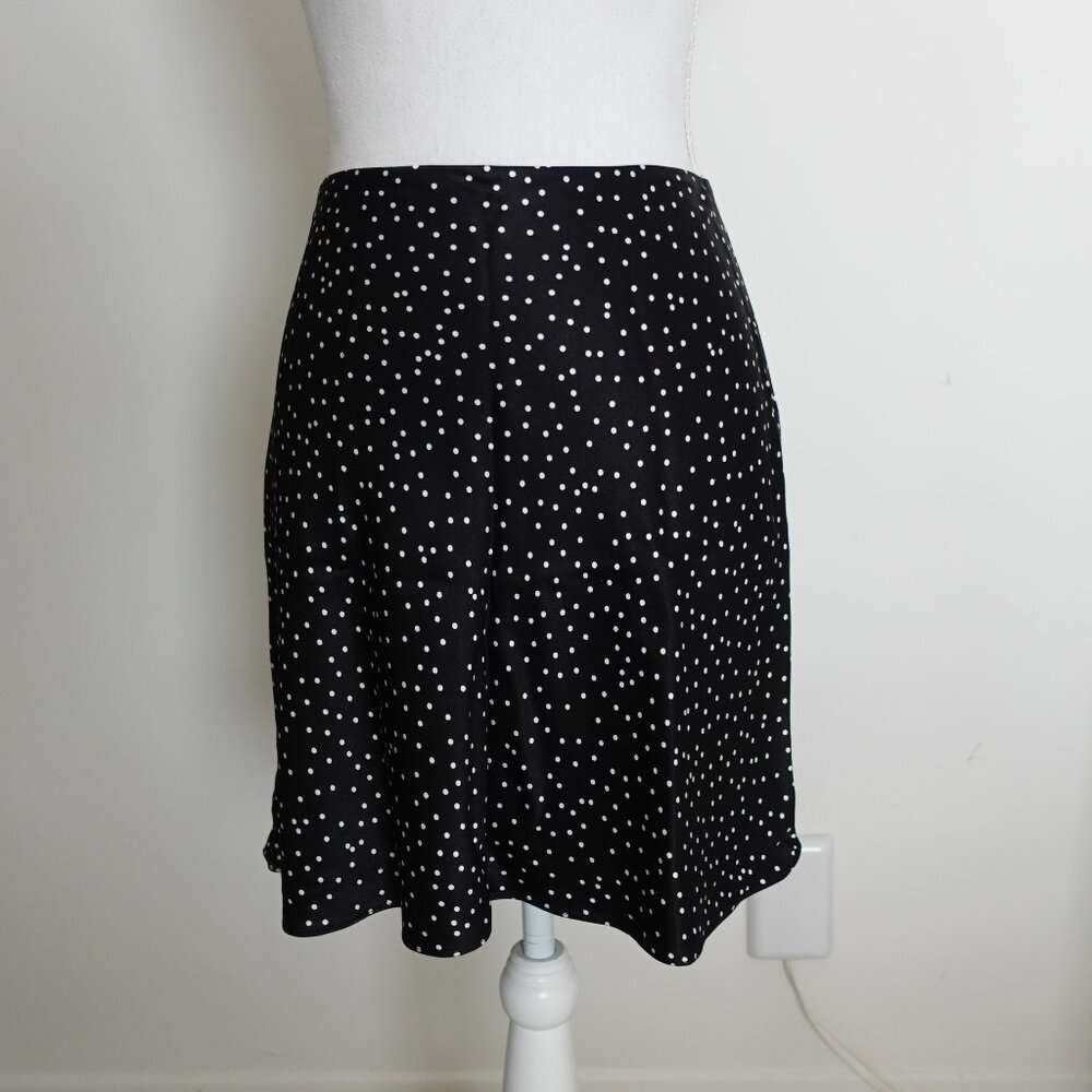 & Other Stories Black Polka Dot Skirt